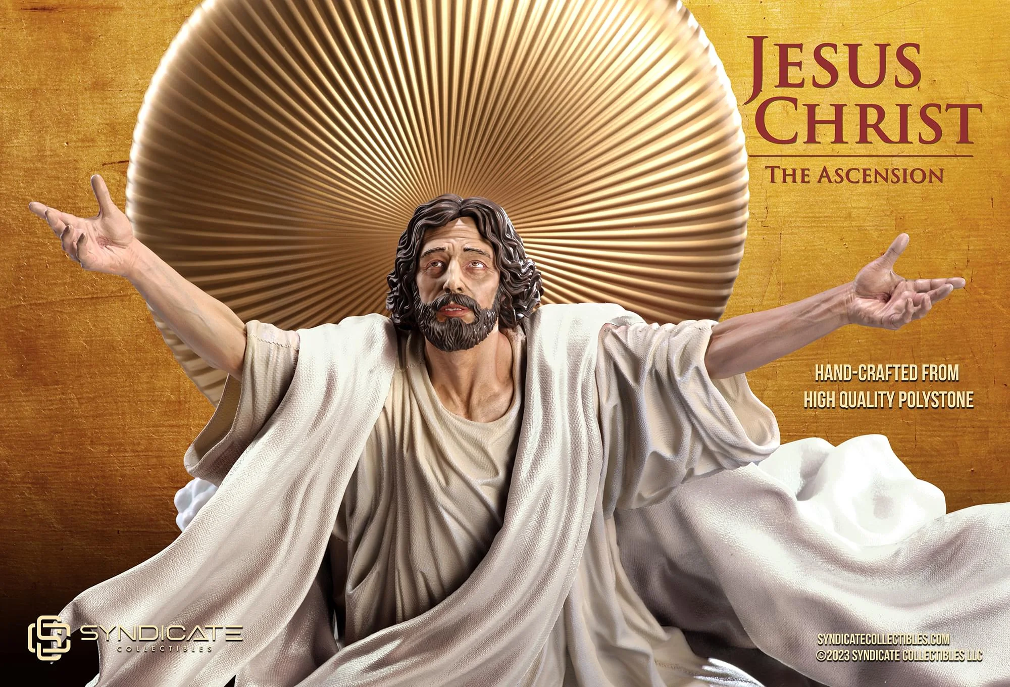 Ascension of Jesus Christ 11-Inch Premium Statue | 1:10 Scale White Robe Edition - Image 7