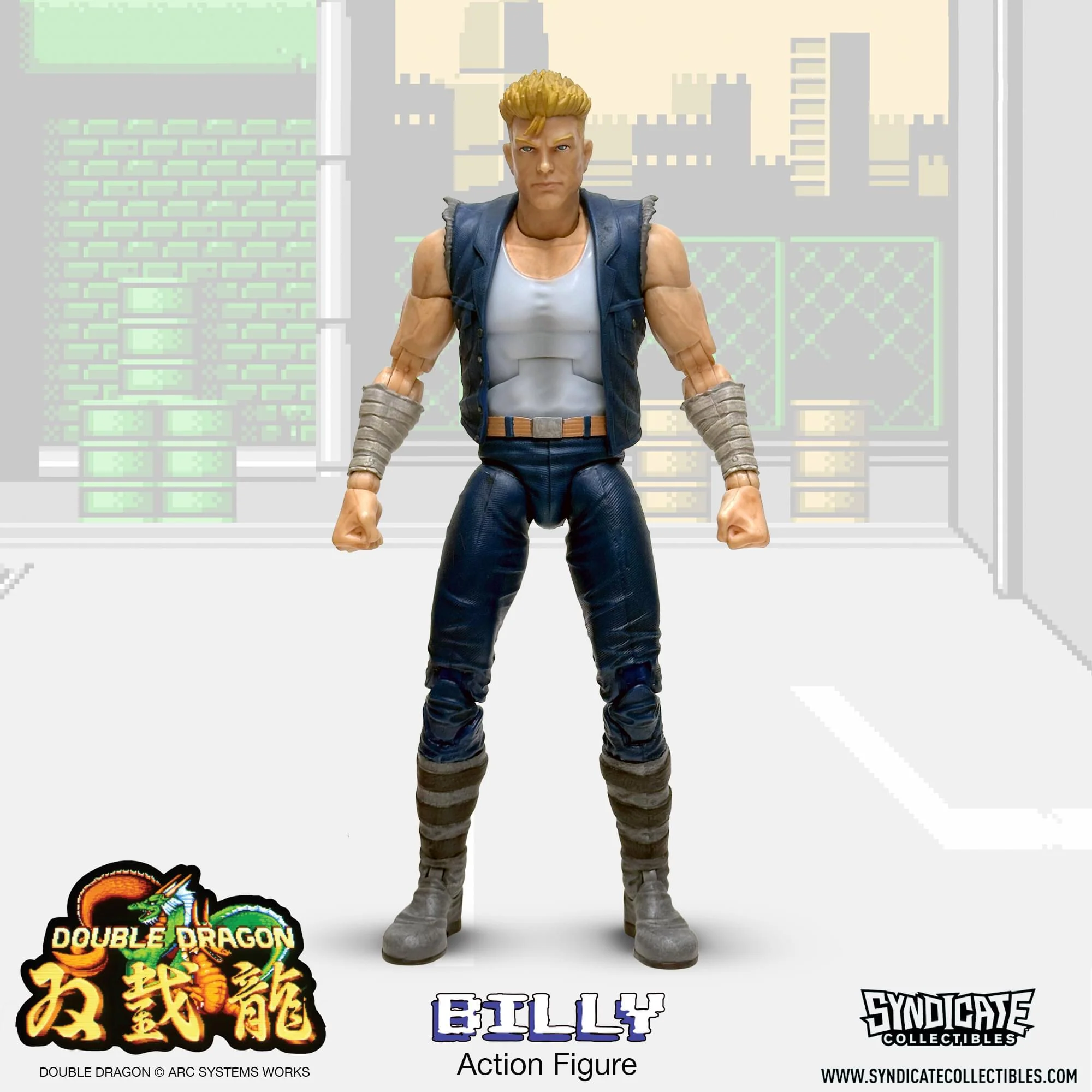 Double Dragon Billy Lee 7-Inch Deluxe Action Figure - Image 11