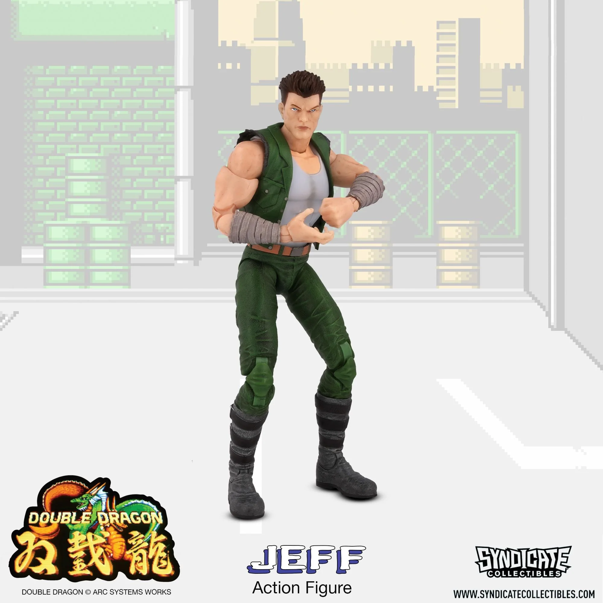 Double Dragon Jeff 7-Inch Deluxe Action Figure - Image 6