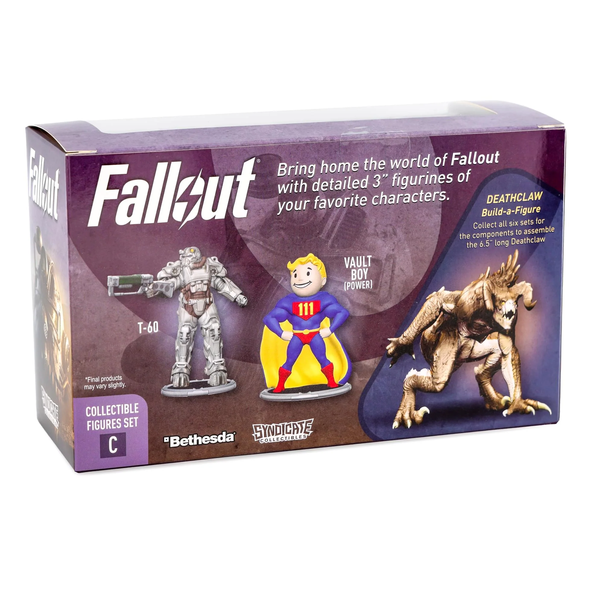 Fallout T-60 and Vault Boy (Power) Mini Figure Set (Build-a-Figure Deathclaw) - Image 3